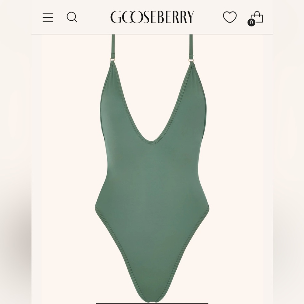Gooseberry "So Chic" one-piece swimsuit NWT